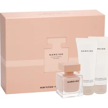 Dámský parfém Narciso Rodriguez Narciso Rodriguez Narciso Poudree SET: Parfumovaná voda 50ml + Sprchový krém 75ml + Tělové mléko 75ml Pre ženy Parfumovaná voda