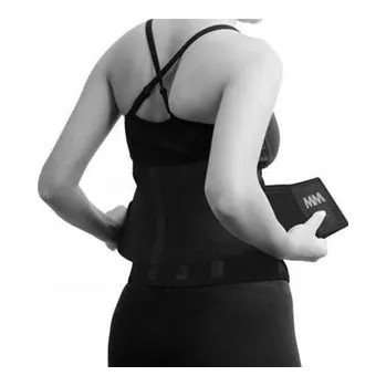 Opasek na cvičení MadMax Slimming Belt 277 - černý