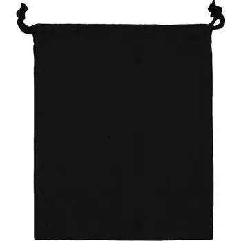 Nákupní taška Taška bavlněná se šňůrkou 25x30cm - černá