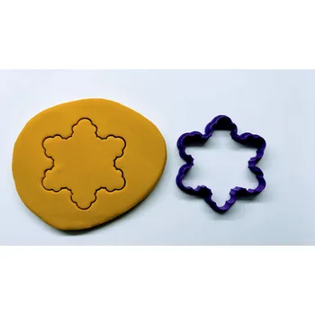 Vánoční dekorace Sněhová vločka #1 vykrajovátko - 3 velikosti k výběru