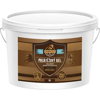 Kosmetika pro koně TOPVET Pozátěžový gel chladivý 15l