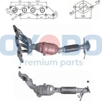 Katalyzátor Katalyzátor OYODO 10N0068-OYO