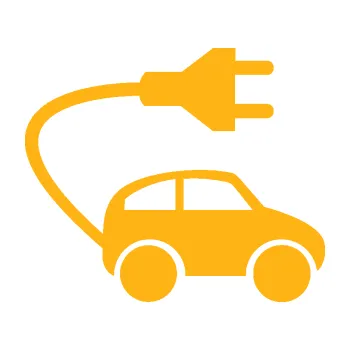 samolepka Elektro auto 002 pravá symbol zásuvka (21 - světle oranžová) SAMOLEPKA NA AUTO, NÁLEPKA, FÓLIE, POLEP, TUNING, VLASTNÍ TEXT, TISK, AUTOSAMOLEPKY.cz, POLEPY, OBRÁZEK, LOGO, 3D STICKERS