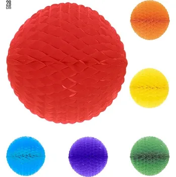 Party dekorace WIDMANN Dekorace papírová koule O 28 cm Oranžová