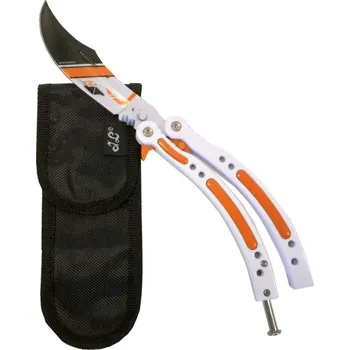 Bojový nůž Bst Butterfly Asiimov CS:GO bílý