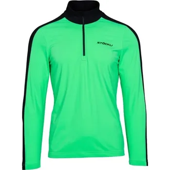 Pánské tričko Stöckli Functional shirt green-black funkční lyžařský rolák pánský M