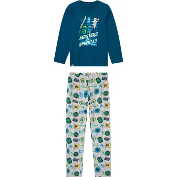 Chlapecké pyžamo LEGO Chlapecké pyžamo (98/104, Ninjago modrá/šedá)