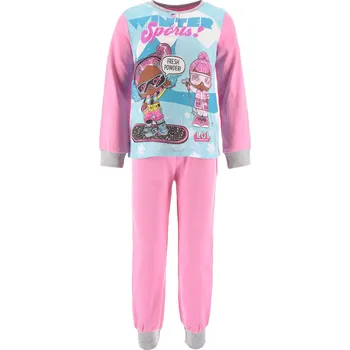 Dívčí oblečení LOL SURPRISE Dívčí pyžamo L.O.L.SURPRISE WINTER SPORTS růžové Velikost: 116
