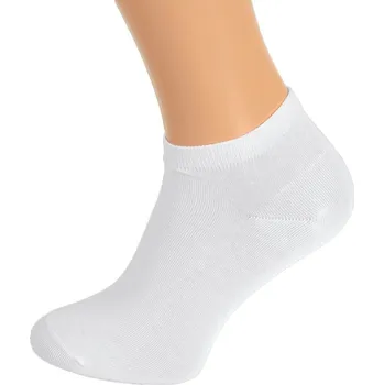 Dámské ponožky Dámské bambusové ponožky kotníkové bílé 3 páry (Bílé ponožky Pesail balení 3 páry)