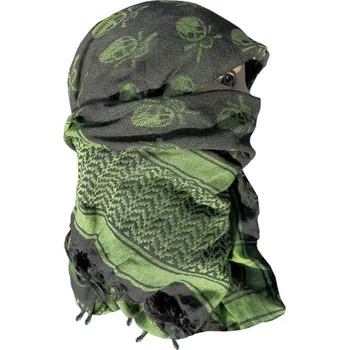 šátek arafat MFH s lebkami (arabský šátek shemagh)