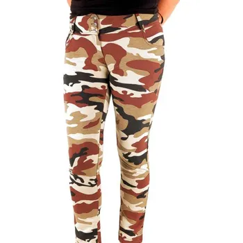 Dívčí legíny Dětské legíny SM (dívčí elastické maskáčové legíny riflového střihu)