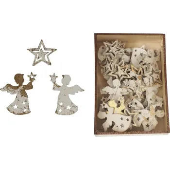 Vánoční dekorace Morex D4543 dekorační přízdoby 36 ks