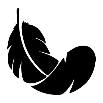 Samolepící dekorace SAMOLEPKA Peříčko 008 pravá (01 - černá) NA AUTO, NÁLEPKA, FÓLIE, POLEP, TUNING, VLASTNÍ TEXT, TISK, AUTOSAMOLEPKY.cz, POLEPY, OBRÁZEK, LOGO, SAMOLEPKY