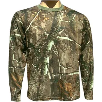 Pánské tričko Tričko maskáč. dlouhý rukáv LOSHAN Oak softwood (tričko s maskováním dubového a jehličnatého lesa)