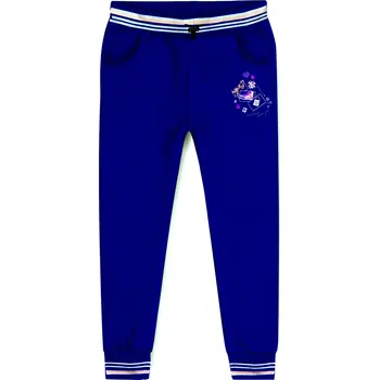 Dívčí tepláky - KUGO C3106, modrá Barva: Modrá, Velikost: 146