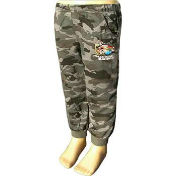 Tepláky dětské maskáčové 57 šedé (tenké tepláky pro menší děti od velikosti 74 do 104)