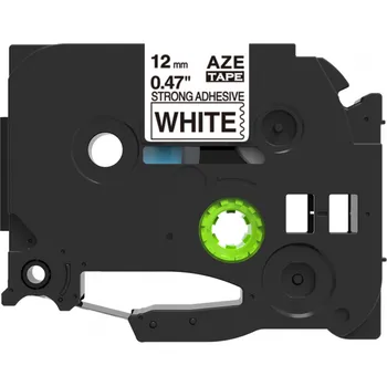 Alternativní páska Brother TZ-S231/TZe-S231 12mm x 8m extra adhesivní černý tisk/bílý podklad