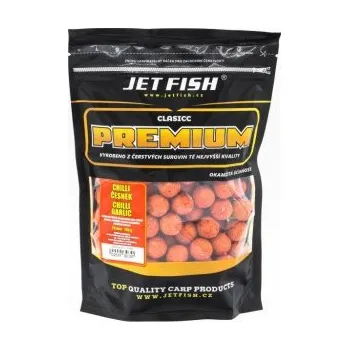 Boilies Jetfish Jet Fish Premium Classic Boilie - Chilli/Česnek - 20mm/700g