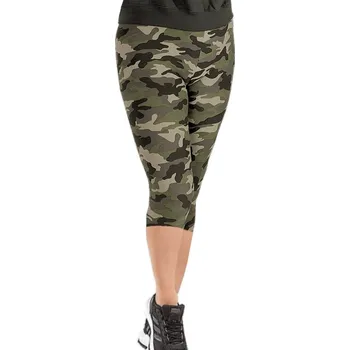 Dámské legíny Krátké legíny maskáčové SL tactical (Dámské legíny s vysokým pasem)