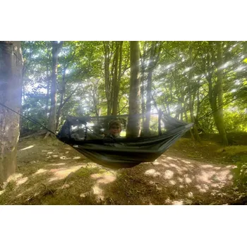 Houpací síť Hamaka DD Hammocks Junior Frontline Hammock, oliva zelená
