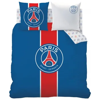 Povlečení PSG logo dvojlůžko bavlněné 240 x 220, 2x 63 x 63 cm Povlečení Povlečení PSG logo dvojlůžko bavlněné 240 x 220, 2x 63 x 63 cm