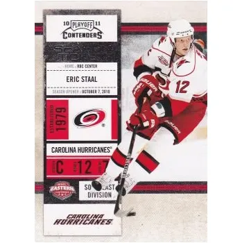 Karetní hra řadová karta ERIC STAAL 10-11 Panini Contenders číslo 4