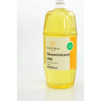 Rostlinný olej Natural Jihlava Slunečnicový olej rafinovaný 2 l