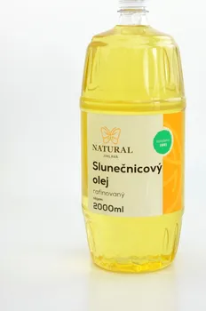 Rostlinný olej Natural Jihlava Slunečnicový olej rafinovaný 2 l