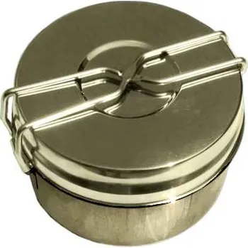 Kempingové nádobí Ešus nerezový 3 dílný (souprava na jídlo)