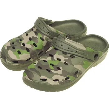 Pánské pantofle Maskáčové kroksy pánské zelené (Pánské kroksy)