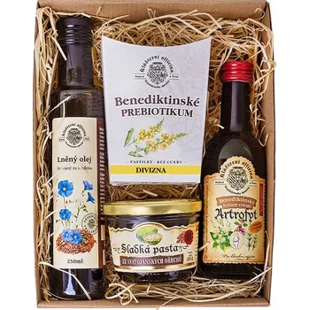 Dárkový potravinový koš Klášterní officína Dárkový balíček pro babičku č. 68
