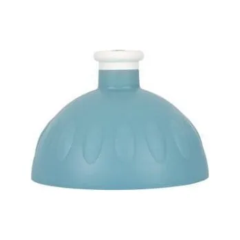 dětské pítko R&B Mědílek Náhradní víčko ke Zdravé láhvi Šedomodré + bílá