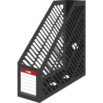 Stojan na časopisy A4 JUNIOR - plastový / černý