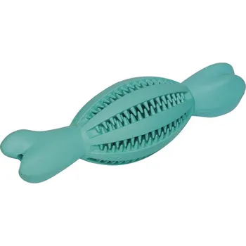 Hračka pro psa Hračka NOBBY guma - Dental Line mátový rugby míč 23cm