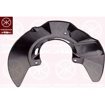 Brzdový kotouč Ochranný plech proti rozstřikování, brzdový kotouč KLOKKERHOLM 9568377