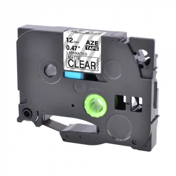 Pásek do tiskárny Alternativní páska Brother TZ-M31/TZe-M31 12 mm x 8 m černý matný tisk/průhledný podklad