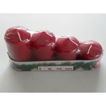 Svíčka stupně bordó