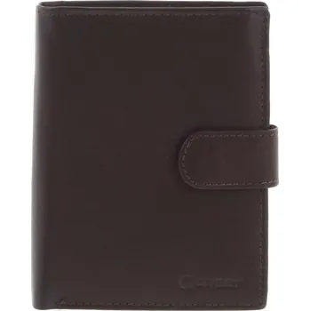 Peněženka Větší pánská hnědá kožená peněženka se zápinkou - Diviley Heelal hnědá