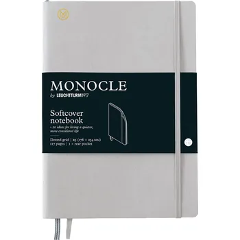 Zápisník Zápisník Monocle by Leuchtturm1917 Paperback B5+, šedý tečkovaný