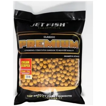 Boilies Jetfish Jet Fish Premium Classic Boilie - Cream/Scopex - 24mm/5kg