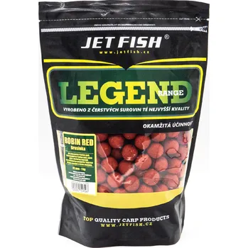 Boilies Jetfish Jet Fish Boilie Legend Range - Robin red/Brusinka - 20mm Hmotnost: 3 kg