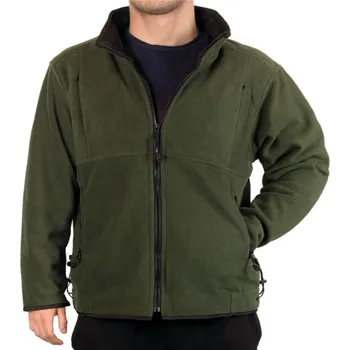 Pánská mikina Fleecová mikina pánská oliva SN (fleece mikina zelená)