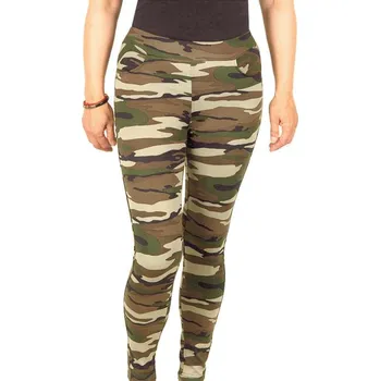 Dámské legíny Dámské maskáčove legíny Elevek 9745-13 les (maskáče pro ženy)