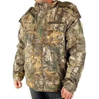 Maskáčová bunda Loshan Realtree 3D - 6 zateplená (pánská teplá bunda s motivem dubovo jehličnatého lesa)