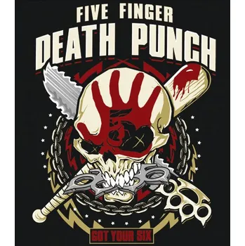 Nášivka nášivka na záda, zádovka Five Finger Death Punch - Got Your Six II