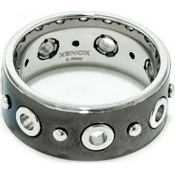 Prsten Dámský prsten Xenox X1485 Černá Velikost: 18