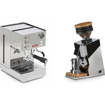 Kávovar Lelit Anna PL41LEM + Eureka Mignon Single Dose, Chrome & Oak