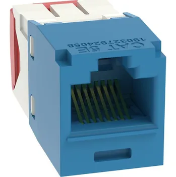 Patch panel CJ5E88TGBU Modul MINI-COM TX UTP, RJ45, kat. 5E, modrý