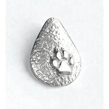 Přívěsek Stříbrný přívěsek slza a tlapka - DN71 (Stříbrný přívěsek slza s tlapkou)