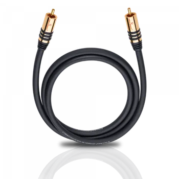 Audio kabel Oehlbach NF Sub-kabel cin/cinch 10m mono/ černá